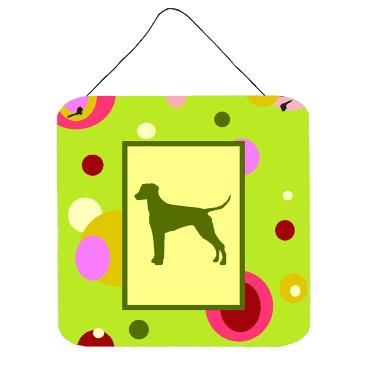 CarolineS Treasures Ck1127Ds66 Dalmatian Aluminum Metal Wall Or Door Hanging Prints, 6 X 6 Inch  Inch , Multicolor