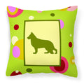 'Caroline'S Treasures Ck1129Pw1414 German Shepherd Decorative Canvas Fabric Pillow, Large, Multicolor'