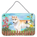 CarolineS Treasures Siberian Husky Spring Metal Print, 8 Inch  Inch  X 12 Inch  Inch , Multicolor