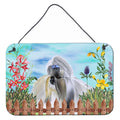 CarolineS Treasures Shih Tzu Spring Metal Print, 8 Inch  Inch  X 12 Inch  Inch , Multicolor