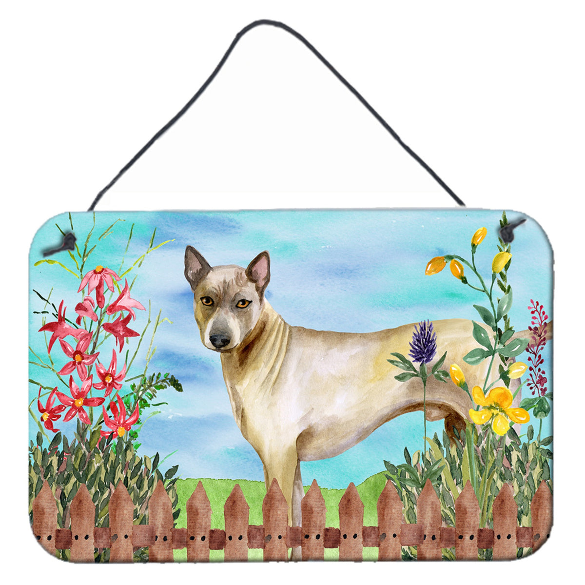 CarolineS Treasures Thai Ridgeback Spring Metal Print, 8 Inch  Inch  X 12 Inch  Inch