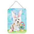 CarolineS Treasures Dandie Dinmont Easter Bunny Metal Print, 16 Inch  Inch  X 12 Inch  Inch , Multicolor