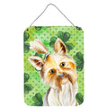 CarolineS Treasures Yorkie Yorkshire Terrier Shamrocks Metal Print, 16 Inch  Inch  X 12 Inch  Inch , Multicolor