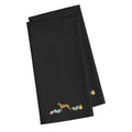 CarolineS Treasures Ck1668Bktwe Pharaoh Hound Easter Black Embroidered Kitchen Towel Set Of 2