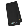 CarolineS Treasures Ck1687Bktwe Siberian Husky Easter Black Embroidered Kitchen Towel Set Of 2