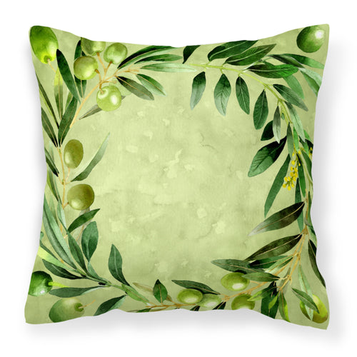'Caroline'S Treasures Ck1702Pw1818 Olives Fabric Decorative Pillow Patio-Furniture-Pillows, Multicolor'