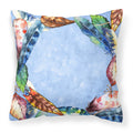 'Caroline'S Treasures Ck1704Pw1818 Feathers Fabric Decorative Pillow Patio-Furniture-Pillows, Multicolor'