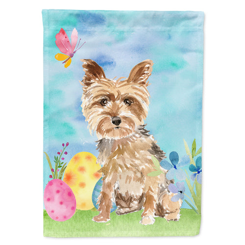 'Caroline'S Treasures Ck1891Gf Easter Eggs Yorkie Yorkshire Terrier Garden Size Outdoor-Flags, Multicolor'