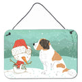 CarolineS Treasures Snowman Saint Bernard Christmas Wall Or Door Hanging Prints
