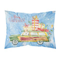Merry Christmas Fox Terrier Fabric Standard Pillowcase