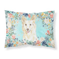 'Caroline'S Treasures White Collie Fabric Standard Pillowcases, Multicolor'