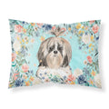 'Caroline'S Treasures Shih Tzu Fabric Standard Pillowcases, Multicolor'