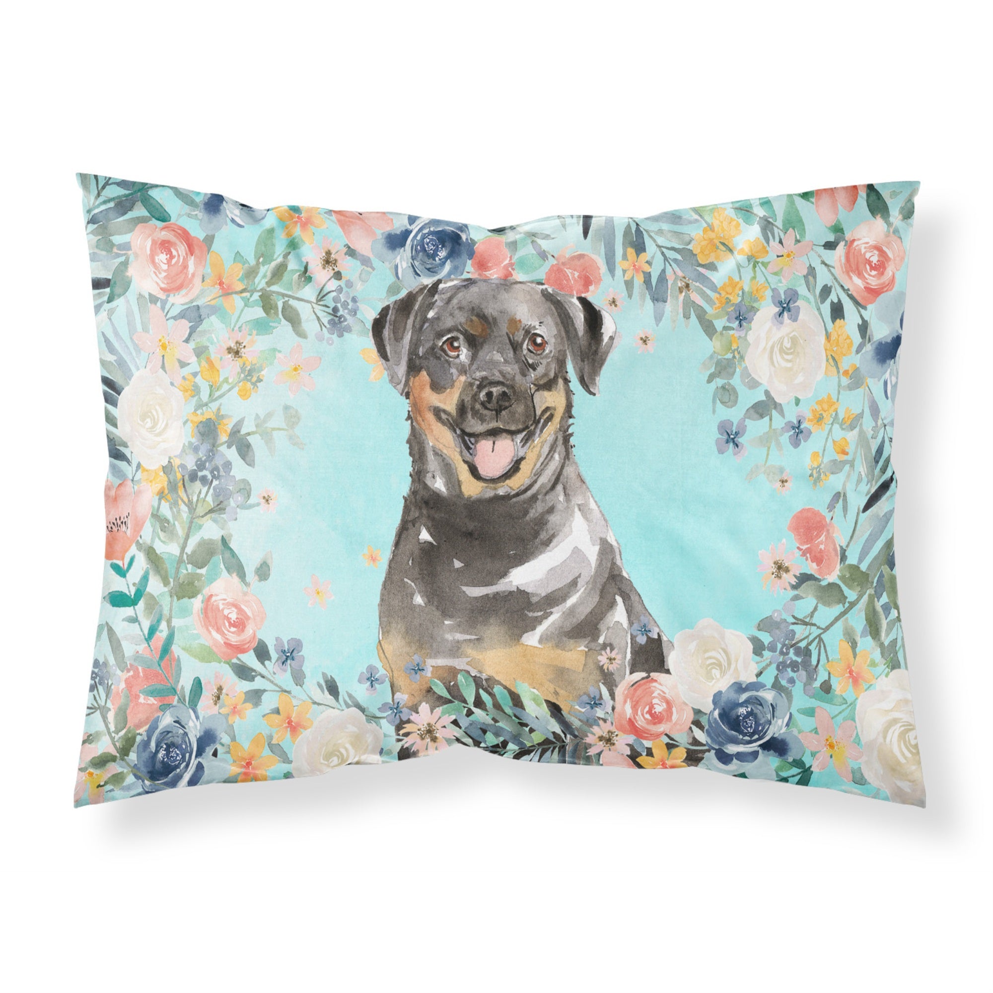 'Caroline'S Treasures Rottweiler Fabric Standard Pillowcases, Multicolor'