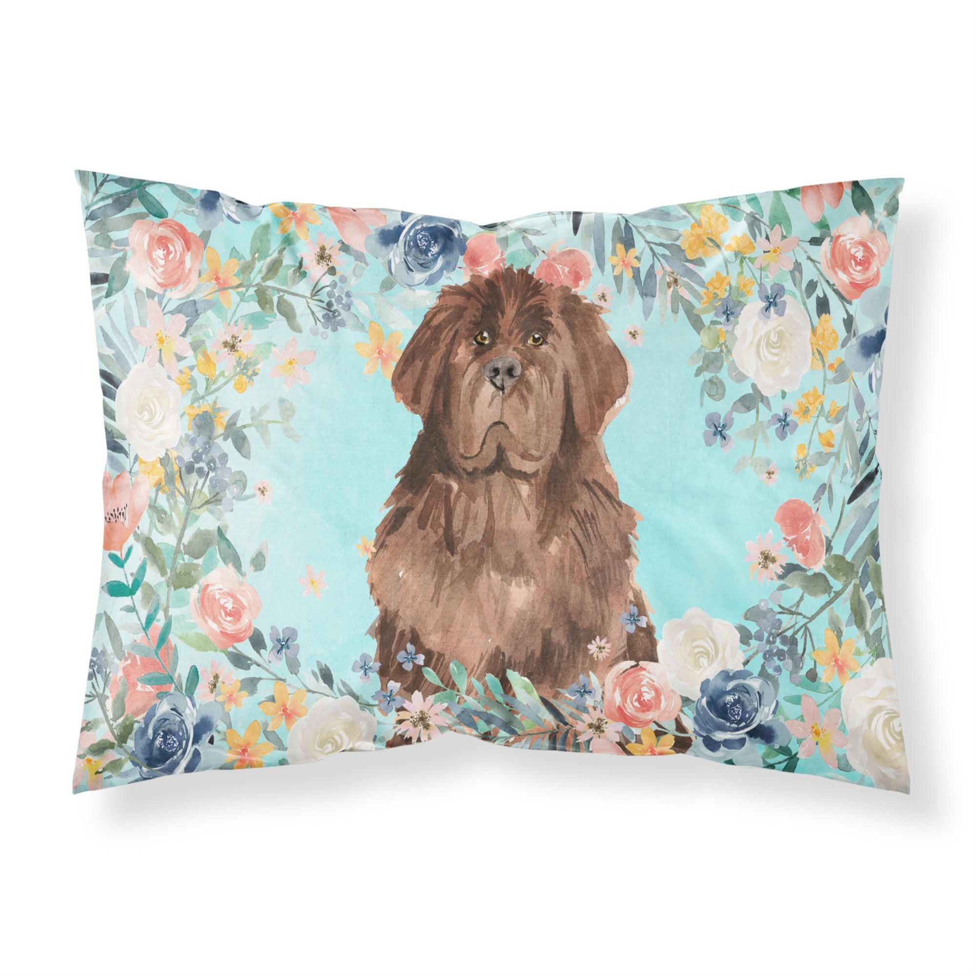 'Caroline'S Treasures Newfoundland Fabric Standard Pillowcases, Multicolor'