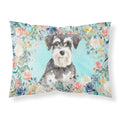 'Caroline'S Treasures Schnauzer #2 Fabric Standard Pillowcases, Multicolor'