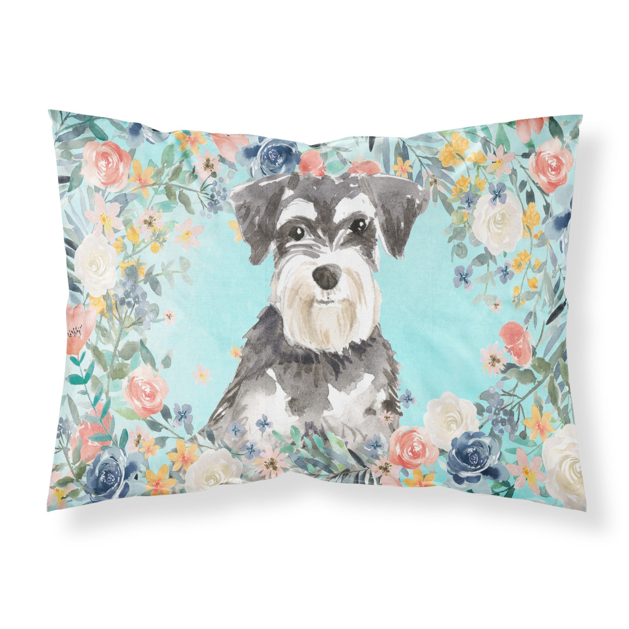 'Caroline'S Treasures Schnauzer #2 Fabric Standard Pillowcases, Multicolor'