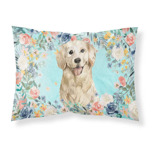 'Caroline'S Treasures Golden Retriever Fabric Standard Pillowcases, Multicolor'