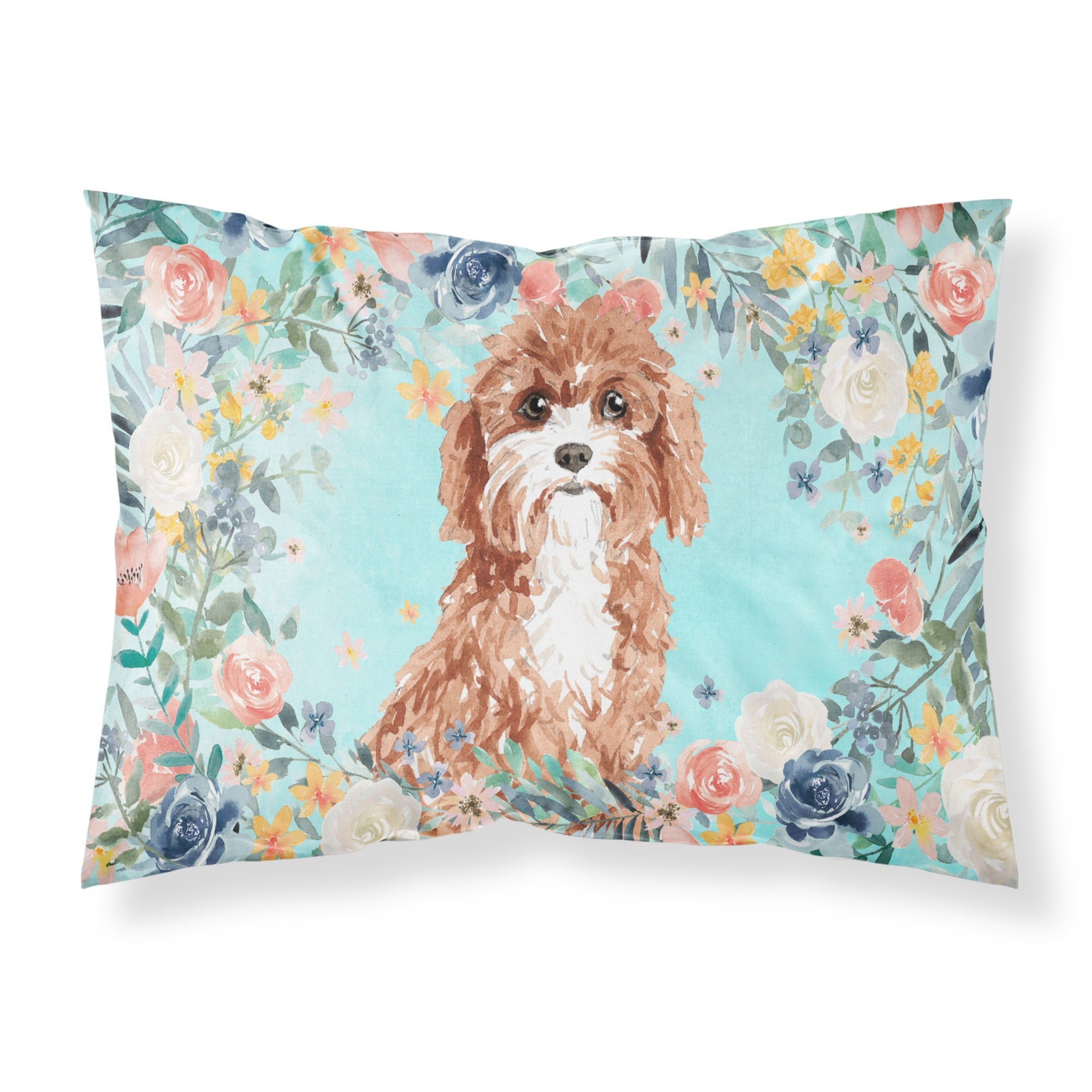 'Caroline'S Treasures Cavapoo Fabric Standard Pillowcases, Multicolor'