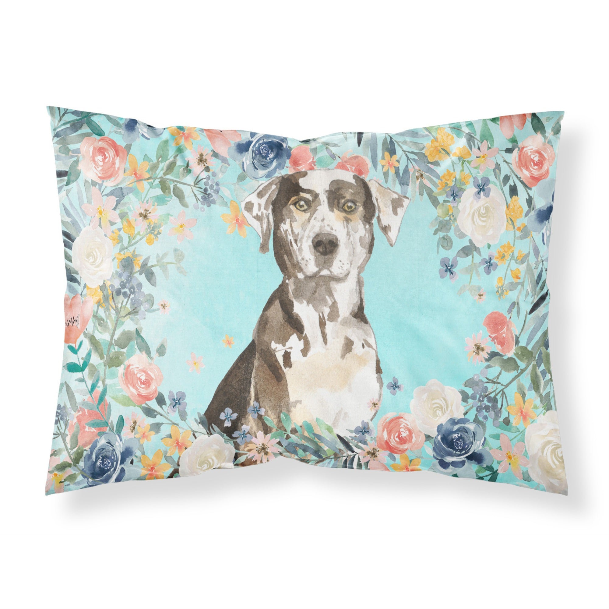 'Caroline'S Treasures Catahoula Leopard Dog Fabric Standard Pillowcases, Multicolor'