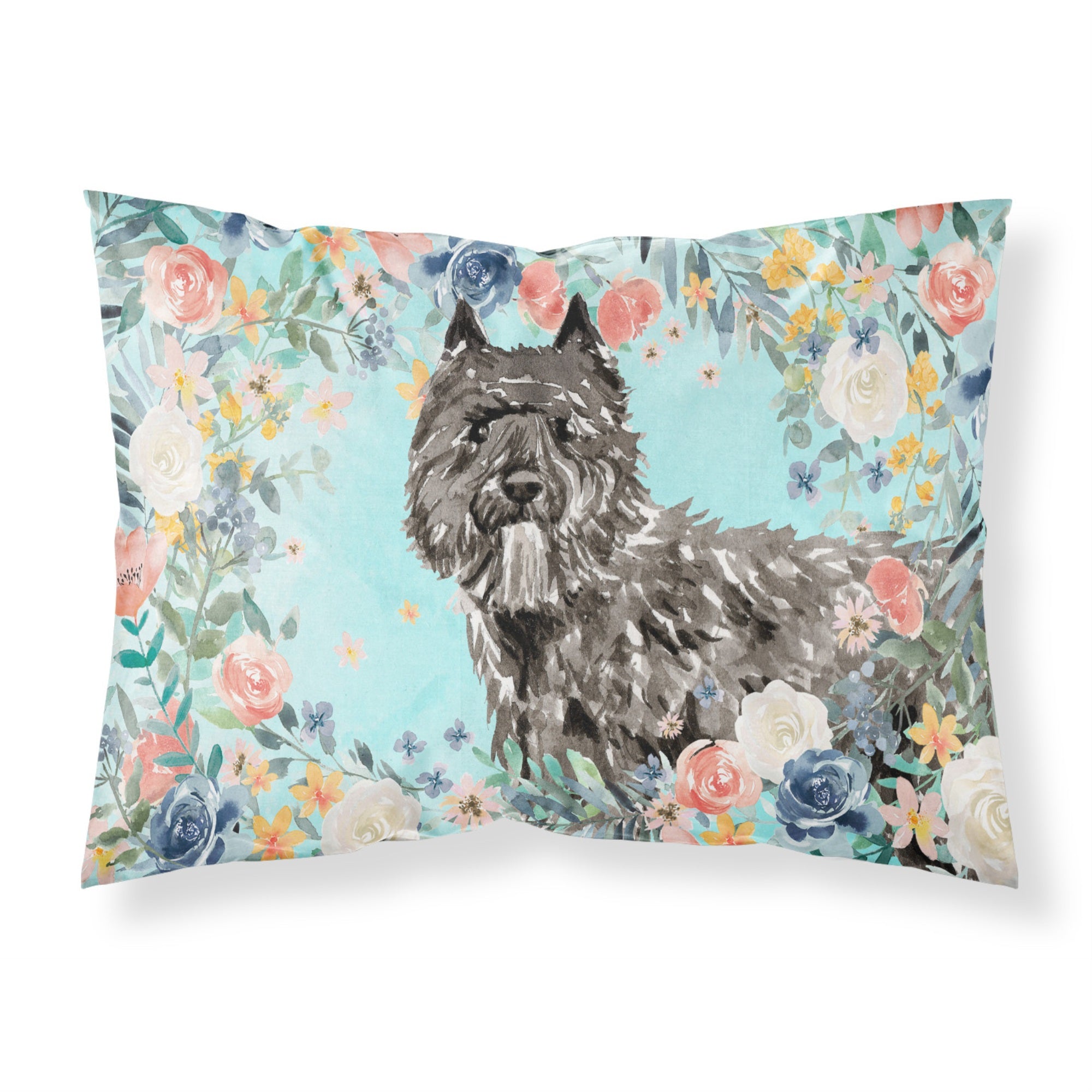 'Caroline'S Treasures Bouvier Des Flandres Fabric Standard Pillowcases, Multicolor'