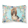 'Caroline'S Treasures Bloodhound Fabric Standard Pillowcases, Multicolor'