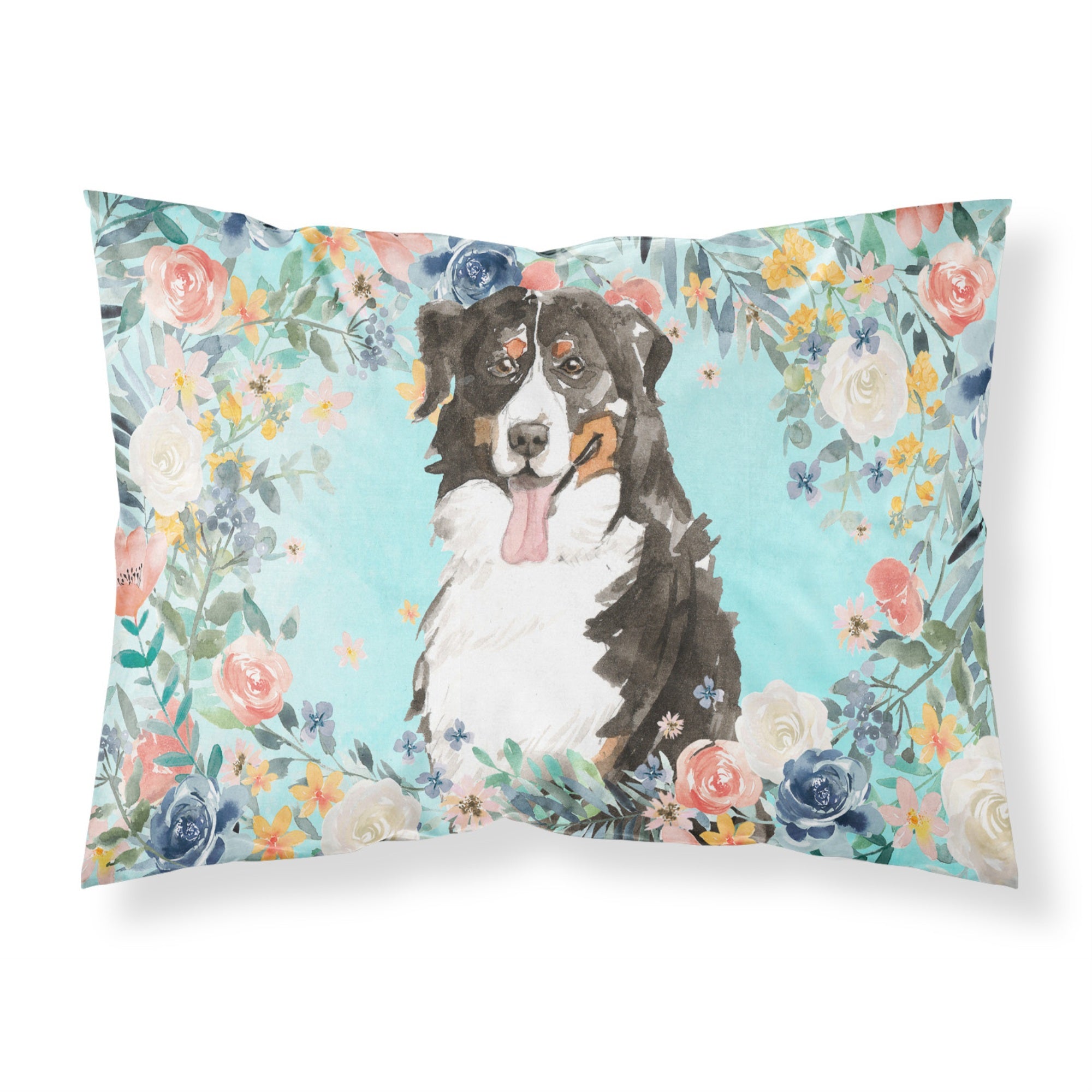 'Caroline'S Treasures Bernese Mountain Dog Fabric Standard Pillowcases, Multicolor'