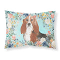 'Caroline'S Treasures Basset Hound Fabric Standard Pillowcases, Multicolor'
