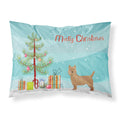 'Caroline'S Treasures Airedale Terrier Christmas Tree Fabric Standard Pillowcases, Multicolor'