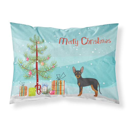 'Caroline'S Treasures Prague Ratter Christmas Tree Fabric Standard Pillowcases, Multicolor'