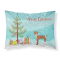 'Caroline'S Treasures Rat Terrier Christmas Tree Fabric Standard Pillowcases, Multicolor'