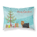 'Caroline'S Treasures Yorkshire Terrier Christmas Tree Fabric Standard Pillowcases, Multicolor'