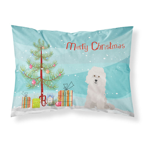 'Caroline'S Treasures Bolognese Christmas Tree Fabric Standard Pillowcases, Multicolor'