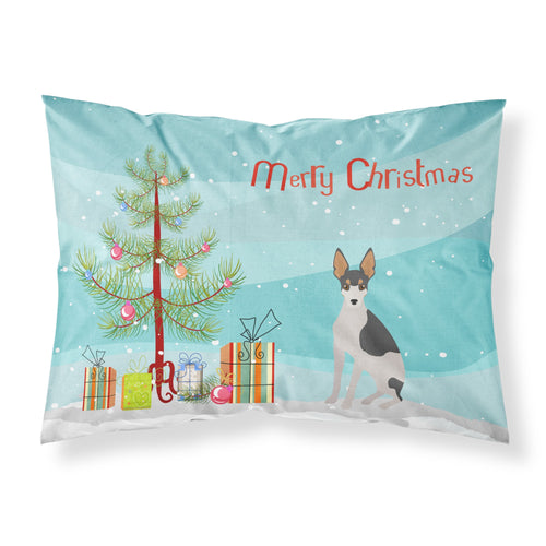 'Caroline'S Treasures Miniature Fox Terrier #2 Christmas Tree Fabric Standard Pillowcases, Multicolor'