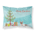 'Caroline'S Treasures Toy Fox Terrier Christmas Tree Fabric Standard Pillowcases, Multicolor'