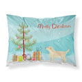 'Caroline'S Treasures Labrador Retriever Christmas Tree Fabric Standard Pillowcases, Multicolor'