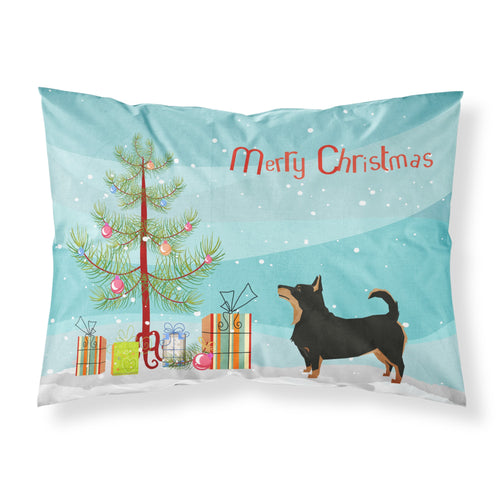 'Caroline'S Treasures Lancashire Terrier Christmas Tree Fabric Standard Pillowcases, Multicolor'