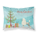'Caroline'S Treasures Poodle Christmas Tree Fabric Standard Pillowcases, Multicolor'