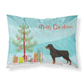 'Caroline'S Treasures Rottweiler Christmas Tree Fabric Standard Pillowcases, Multicolor'