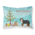 'Caroline'S Treasures Bernedoodle Christmas Tree Fabric Standard Pillowcases, Multicolor'