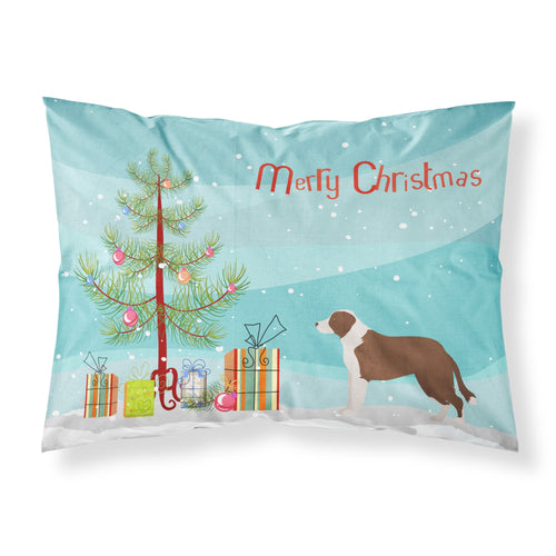 'Caroline'S Treasures Borador Christmas Tree Fabric Standard Pillowcases, Multicolor'