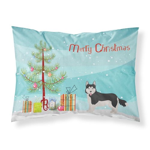 'Caroline'S Treasures Corgi Husky Mix #2 Christmas Tree Fabric Standard Pillowcases, Multicolor'