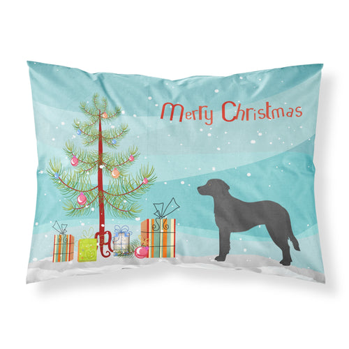 'Caroline'S Treasures Black Goldador Christmas Tree Fabric Standard Pillowcases, Multicolor'