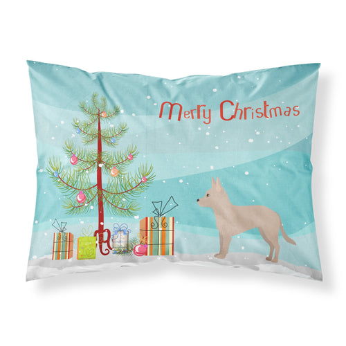 'Caroline'S Treasures Tan Jackhuahua Christmas Tree Fabric Standard Pillowcases, Multicolor'