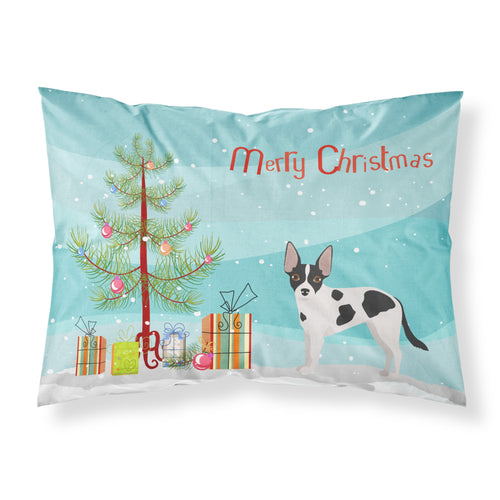 'Caroline'S Treasures Jackhuahua Christmas Tree Fabric Standard Pillowcases, Multicolor'