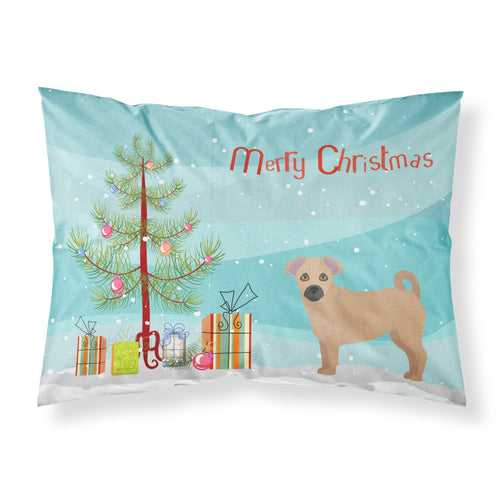 'Caroline'S Treasures Tan Jug Christmas Tree Fabric Standard Pillowcases, Multicolor'