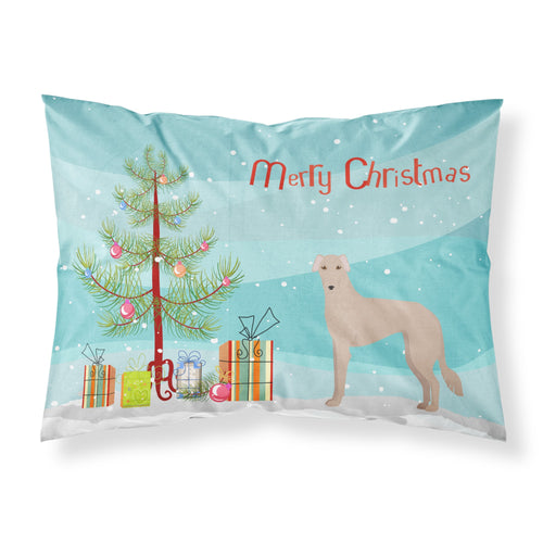 'Caroline'S Treasures Tan Longdog Christmas Tree Fabric Standard Pillowcases, Multicolor'