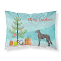 'Caroline'S Treasures Longdog Christmas Tree Fabric Standard Pillowcases, Multicolor'