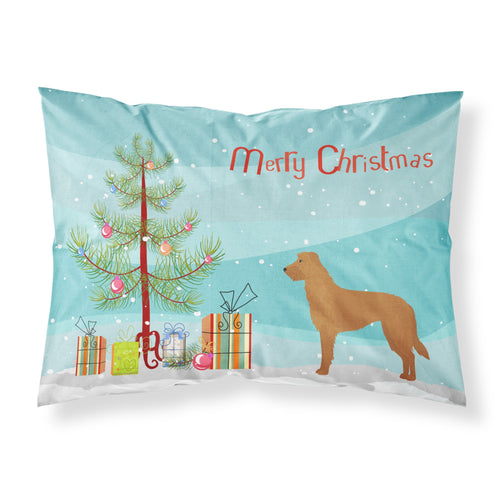 'Caroline'S Treasures Lurcher #2 Christmas Tree Fabric Standard Pillowcases, Multicolor'