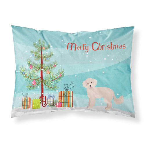 'Caroline'S Treasures Maltipoo Christmas Tree Fabric Standard Pillowcases, Multicolor'