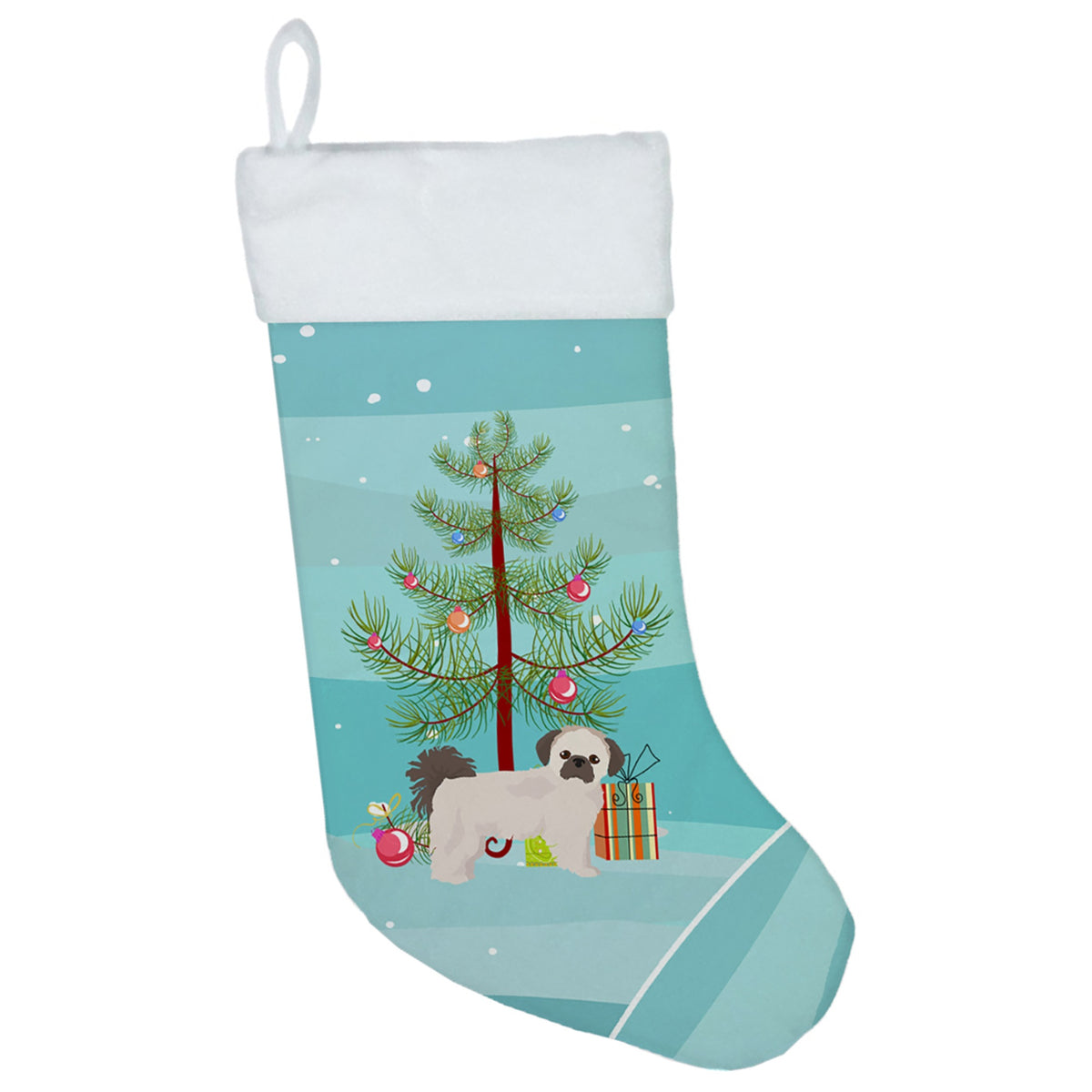 CarolineS Treasures Pekeapoo Tree Christmasstockings, Multicolor